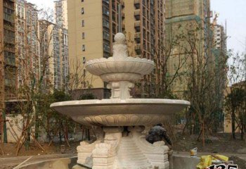 喷泉雕塑-小区景观大理石欧式喷泉雕塑