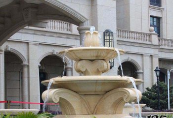 喷泉雕塑-酒店广场景观欧式喷泉大理石雕塑