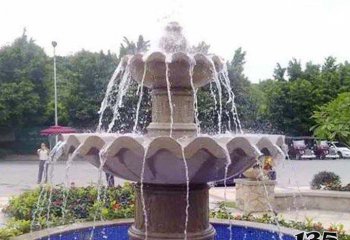 喷泉雕塑-园林景观大理石喷泉石雕