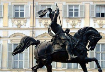 骑马雕塑-广场罗马士兵景观铜雕骑马雕塑