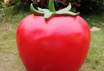 水果雕塑-幼儿学校摆放大型户外仿真植物假番茄蔬菜水果雕塑