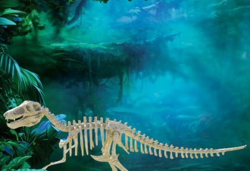 恐龙雕塑-博物馆大型玻璃钢恐龙骨架景区装饰品恐龙雕塑