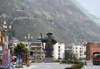 大禹雕塑-上古名人著名君王大禹人物城市街道景观雕像