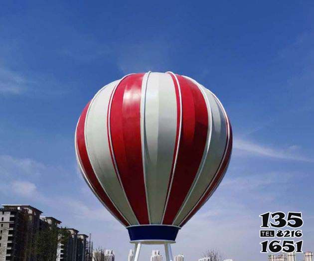 气球雕塑-公园创意玻璃钢彩绘气球雕塑高清图片