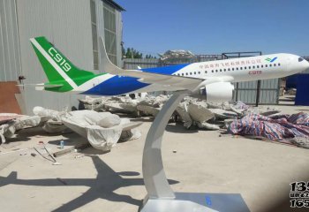 飞机雕塑-公园 户外大型工艺品飞机雕塑