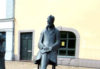 尼采雕塑-世界名人德国著名哲学家铜雕景观尼采雕塑
