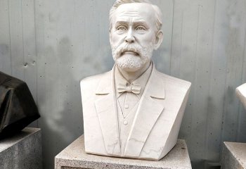 诺贝尔雕塑-学校校园汉白玉石雕世界名人诺贝尔雕塑