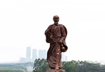 华佗雕塑-城市广场历史名人神医铜雕华佗雕塑