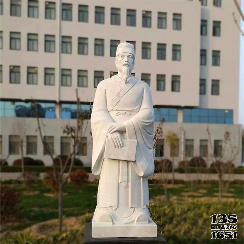 名医雕塑-校园名人汉白玉雕塑医院医学院古代著名人物雕像高清图片