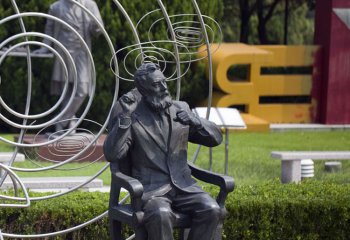 诺贝尔雕塑-铜雕校园世界名人诺贝尔雕塑