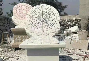 日晷雕塑-公园石雕古代计时器日晷雕塑