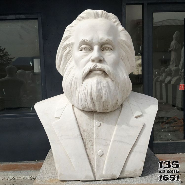 马克思雕塑-公园石雕无产阶级的精神领袖马克思雕塑高清图片