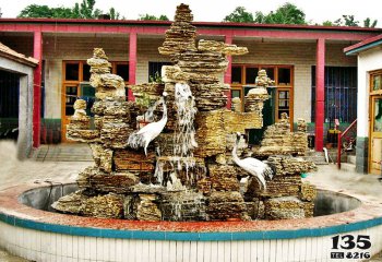 假山雕塑-庭院假山 喷泉观赏雕塑