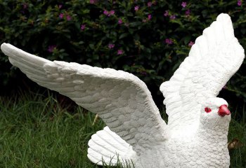 鸽子雕塑-公园草坪创意仿真动物装饰品鸽子雕塑