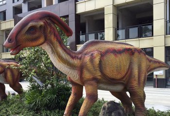 恐龙雕塑-景区大型仿真玻璃钢户外园林创意恐龙雕塑
