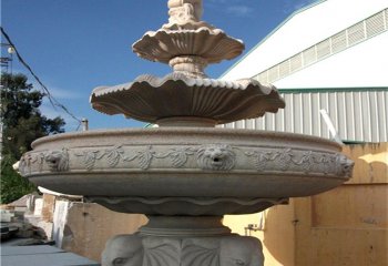 喷泉雕塑-大理石锻造大象喷泉雕塑
