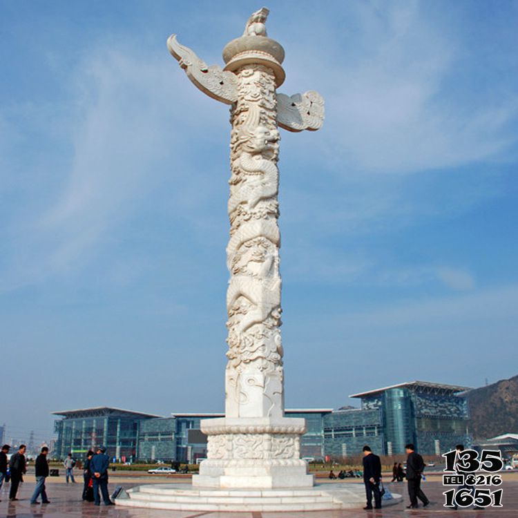 华表雕塑-华表石柱子城市广场景观柱