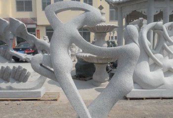情侣雕塑-公园抽象小品情侣雕塑雕塑