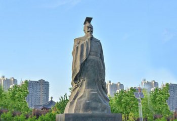 杨坚雕塑-公园广场历史名人青石隋文帝杨坚雕塑