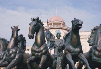 阿波罗战车铜雕-阿波罗战车铜雕广场景观雕塑