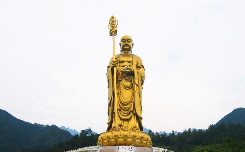 大型地藏菩萨铜雕-地藏菩萨铜雕 大型铜佛像高清图片