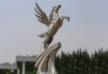 不锈钢飞马雕塑-不锈钢飞马雕塑城市不锈钢雕塑