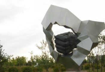 不锈钢拳头雕塑-不锈钢拳头雕塑 重拳出击雕塑
