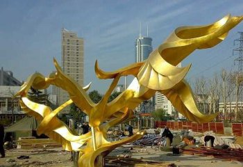 不锈钢飞翔的天鹅雕塑-不锈钢飞翔的天鹅雕塑 公园抽象动物雕塑