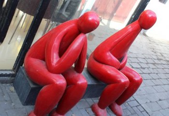 不锈钢抽象人物-不锈钢抽象人物 街边人物雕塑
