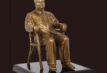 坐式毛主席铜雕-坐式毛主席 伟人铜雕