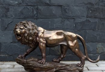 动物铜雕狮子-铸铜动物狮子雕塑