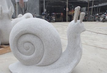 大理石公园蜗牛雕塑-大理石公园动物蜗牛雕塑