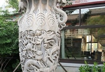 公园景区大型花瓶石雕-大型花瓶石雕