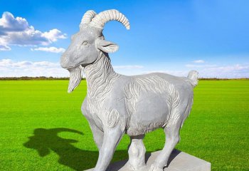 动物羊石雕-公园小区石雕羊