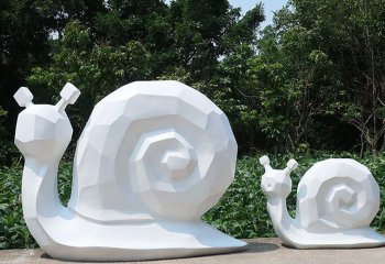 玻璃钢抽象蜗牛雕塑-玻璃钢动物抽象蜗牛雕塑