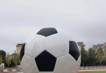玻璃钢足球景观雕塑-玻璃钢足球景观雕塑