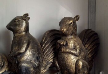 铜雕松鼠-铜雕松鼠