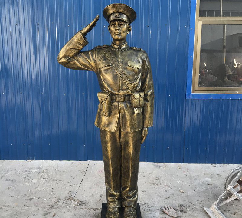 警察铜雕-警察铜雕，警察人物铜雕高清图片
