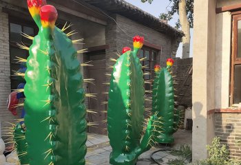 玻璃钢仙人掌景观雕塑-玻璃钢仙人掌景观雕塑，玻璃钢仙人掌雕塑