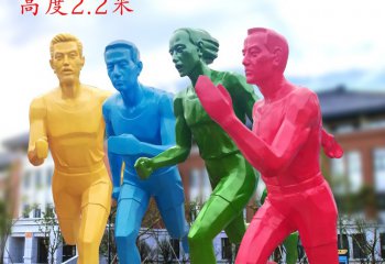玻璃钢跑步人物雕塑-玻璃钢跑步人物雕塑，玻璃钢仿真跑步人物雕塑 