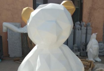 玻璃钢切面熊雕塑-玻璃钢切面熊雕塑，切面熊玻璃钢动物雕塑