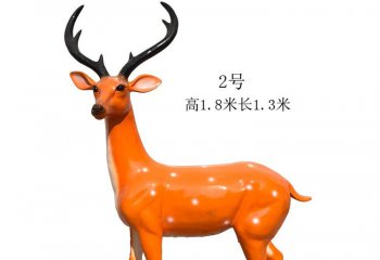 玻璃钢动物鹿雕塑-玻璃钢动物鹿雕塑，玻璃钢仿真动物鹿雕塑  