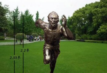 校园赛跑的人物铜雕-校园人物铜雕 赛跑的人物铜雕
