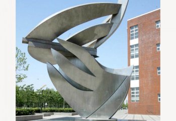 校园不锈钢抽象和平鸽雕塑-校园抽象和平鸽雕塑 不锈钢抽象和平鸽