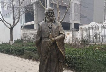 校园古代名人老子铜雕-校园古代名人铜雕  校园老子铜雕