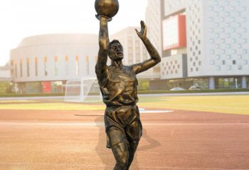 打篮球的运动人物铜雕-打篮球人物铜雕 运动人物铜雕