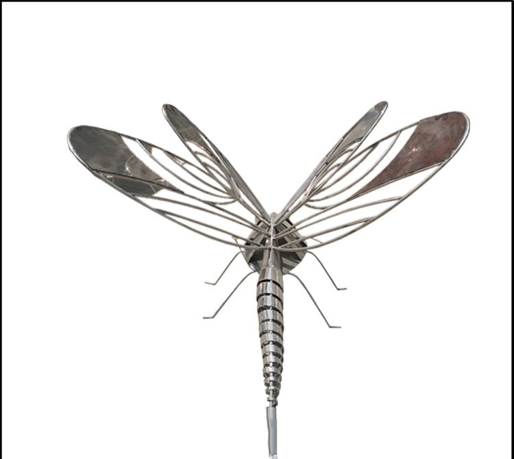 镜面不锈钢镂空蜻蜓雕塑-镜面不锈钢蜻蜓雕塑 不锈钢镂空蜻蜓高清图片