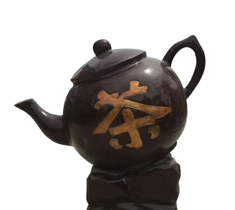 玻璃钢仿真茶壶雕塑-玻璃钢茶壶雕塑 仿真茶壶雕塑