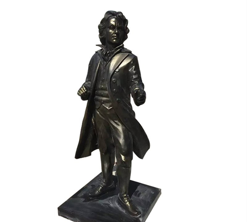 西方名人音乐家贝多芬铜雕-西方名人铜雕 贝多芬铜雕