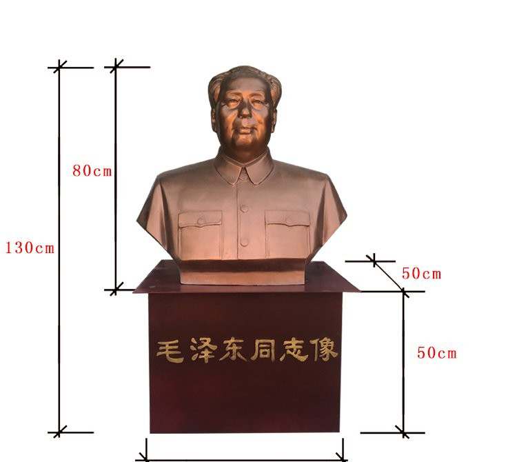 铜雕伟人毛泽东胸像-伟人毛泽东铜雕 毛泽东胸像铜雕高清图片